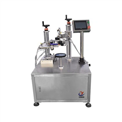 Semi Automaitc Tejpförseglingsmaskin för Cookie Biscuit Snack Food Container